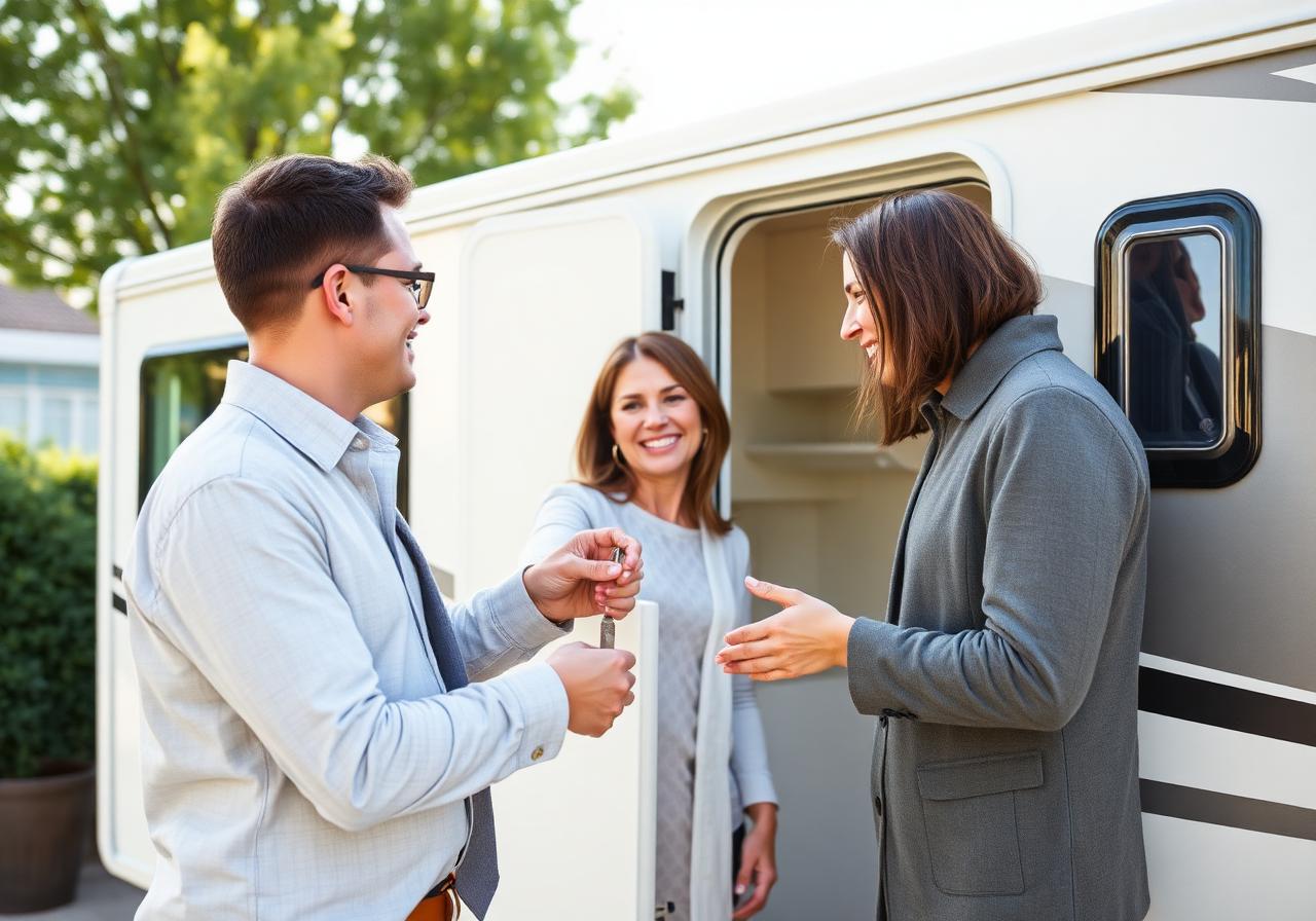 Wohnmobilvermieter Übergabe